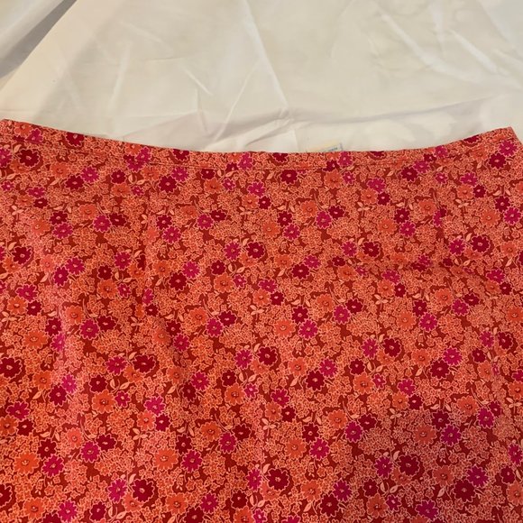 Cherokee Spring Collection Vintage Cotton Floral Pencil Skirt Size 12 - Picture 2 of 11